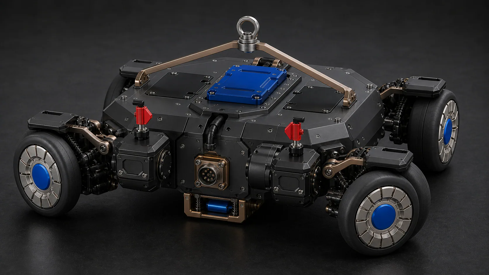Rear service and retrieval interface on Bridge Crawler V2