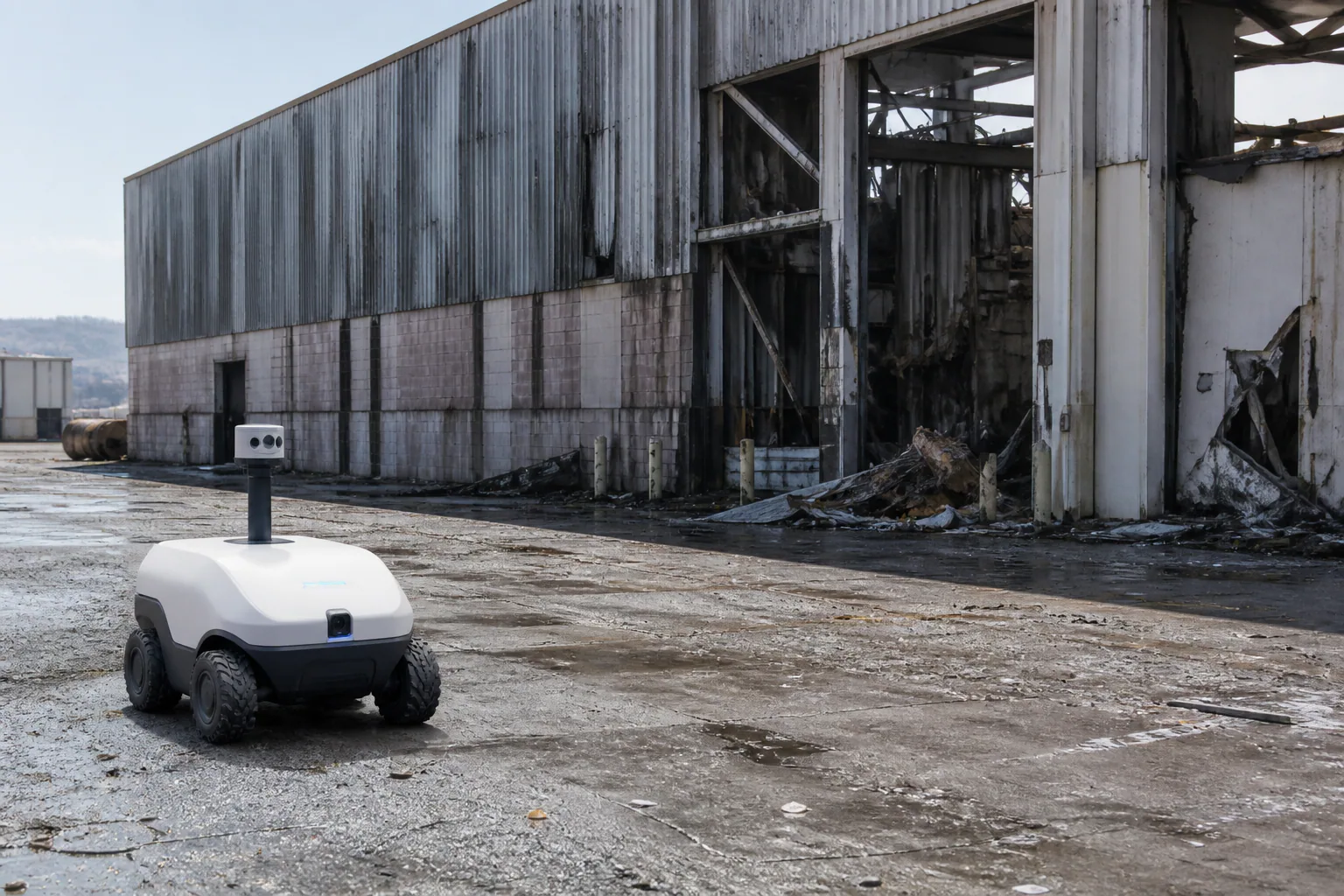 Clean-Air Scout concept at an industrial exterior