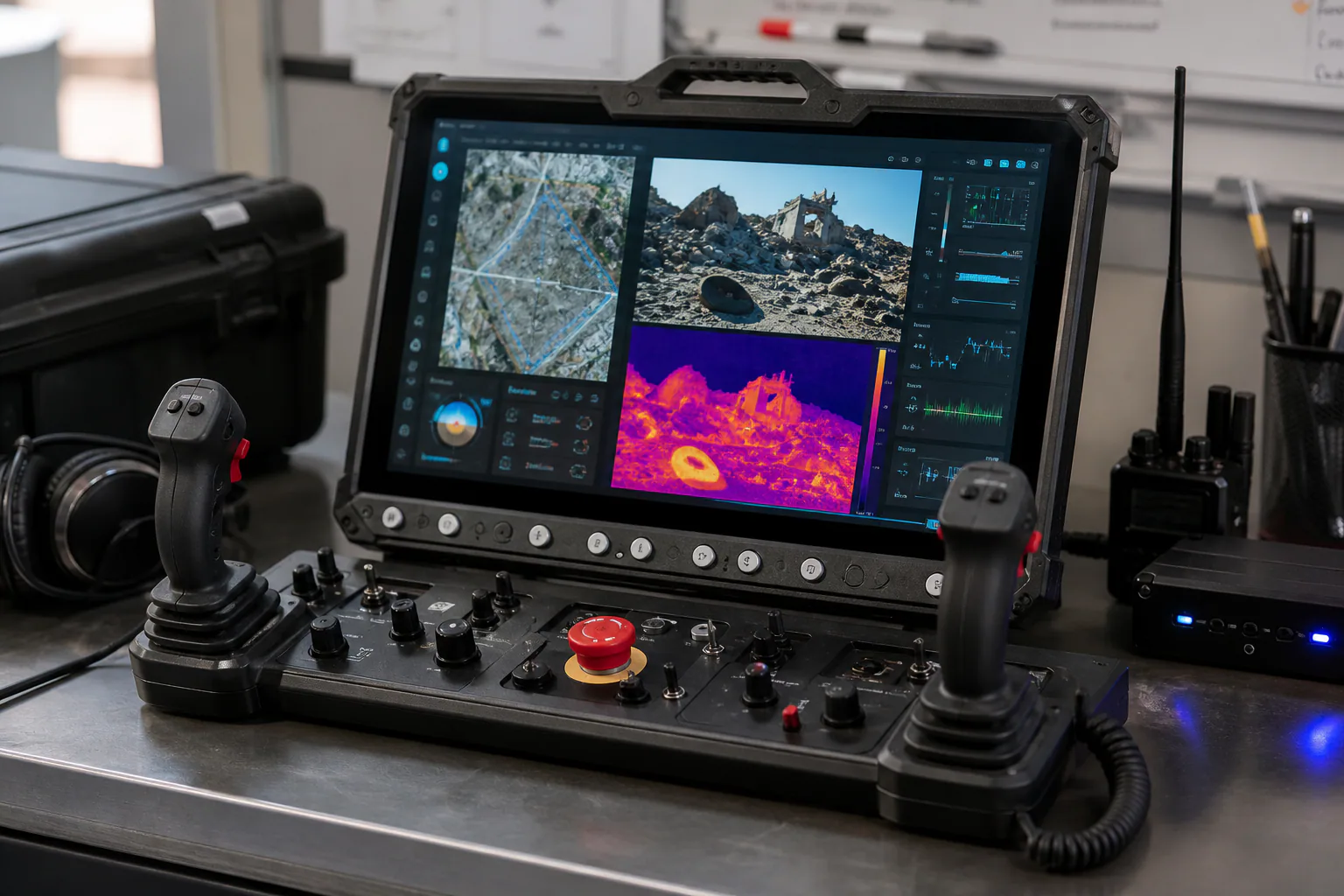 ROAM SAR teleoperation console concept